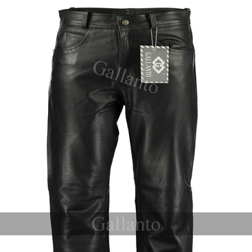 Brown Panelled leather trousers | Bottega Veneta | MATCHES UK